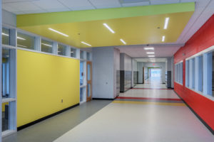 Asheville Middle School Interior Hall K-12 education