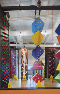 Rocky Mount Event Center Arcade Climbing Walls