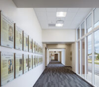 Rocky Mount Event Center Decorated Hallway with Community Leaders