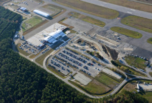 Albert J. Ellis Airport Terminal Aerial 2