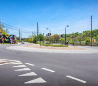 Wilma Dykeman Greenway Project Roundabout and New Street Markings