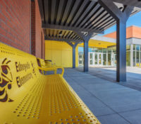 Edneyville Elementary School Exterior Bench