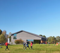 Joyner Park Community Center Recreational Field Next to Building