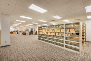 Davidson County Courthouse Shelves with Case Files and Office Space