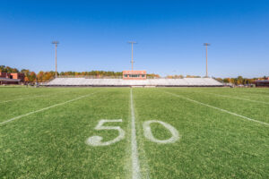 Fuquay-Varina High School Football Field, Track, and Bleachers