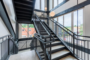 Black Floating Staircase