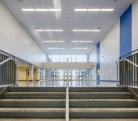 Stairs to Second Floor of School