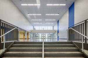 Stairs to Second Floor of School