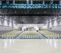 Auditorium Stage, Curtains, and Seating